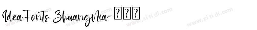 IdeaFonts ZhuangNia字体转换